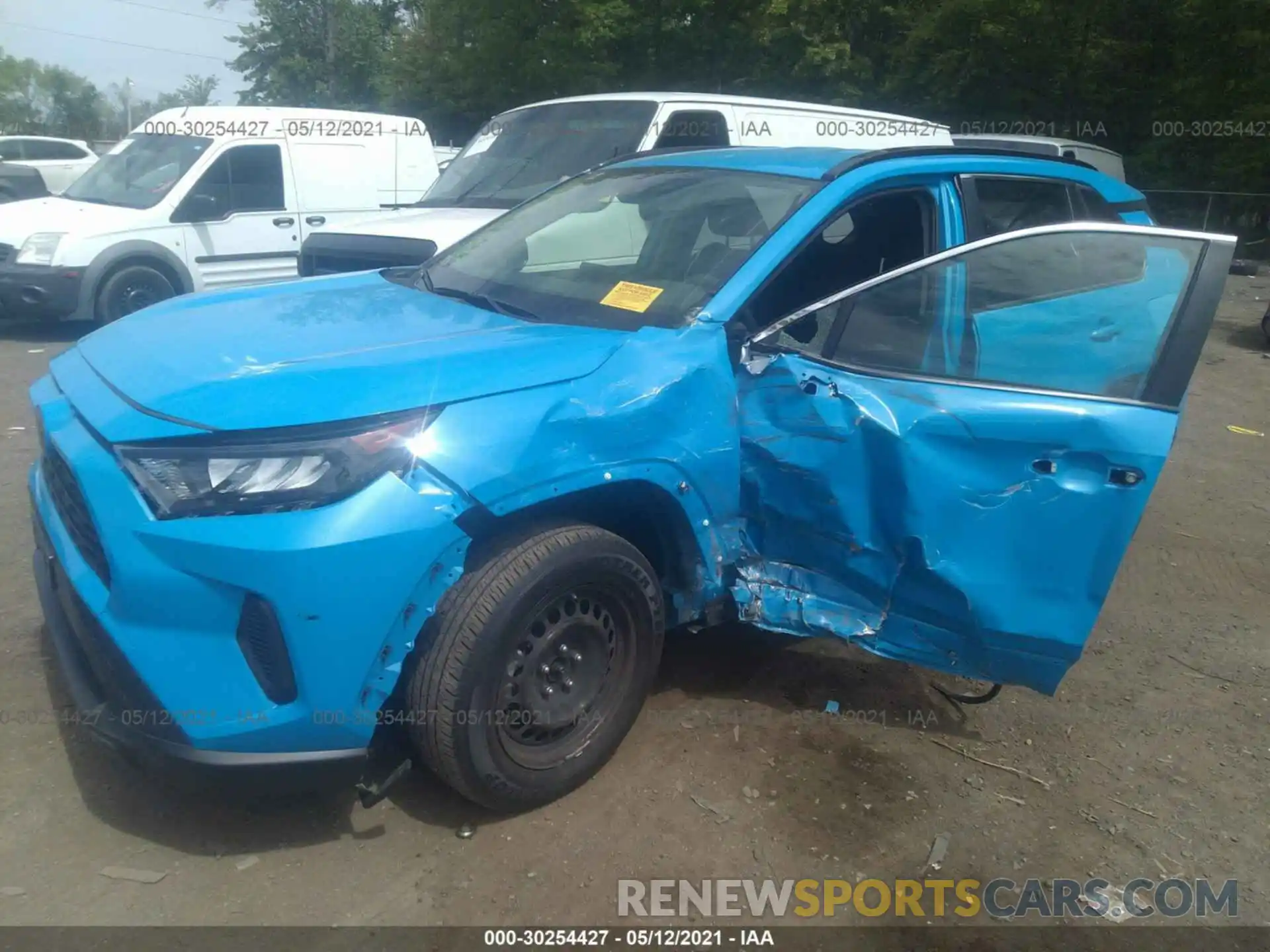 6 Фотография поврежденного автомобиля JTMF1RFV1KD036242 TOYOTA RAV4 2019