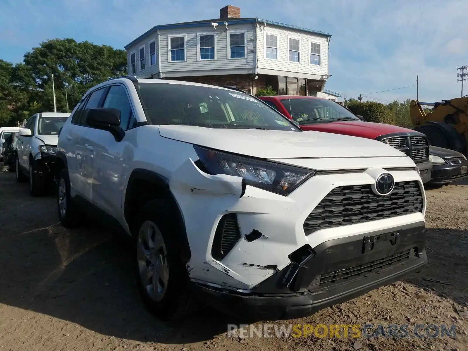 1 Photograph of a damaged car JTMF1RFV1KD503188 TOYOTA RAV4 2019