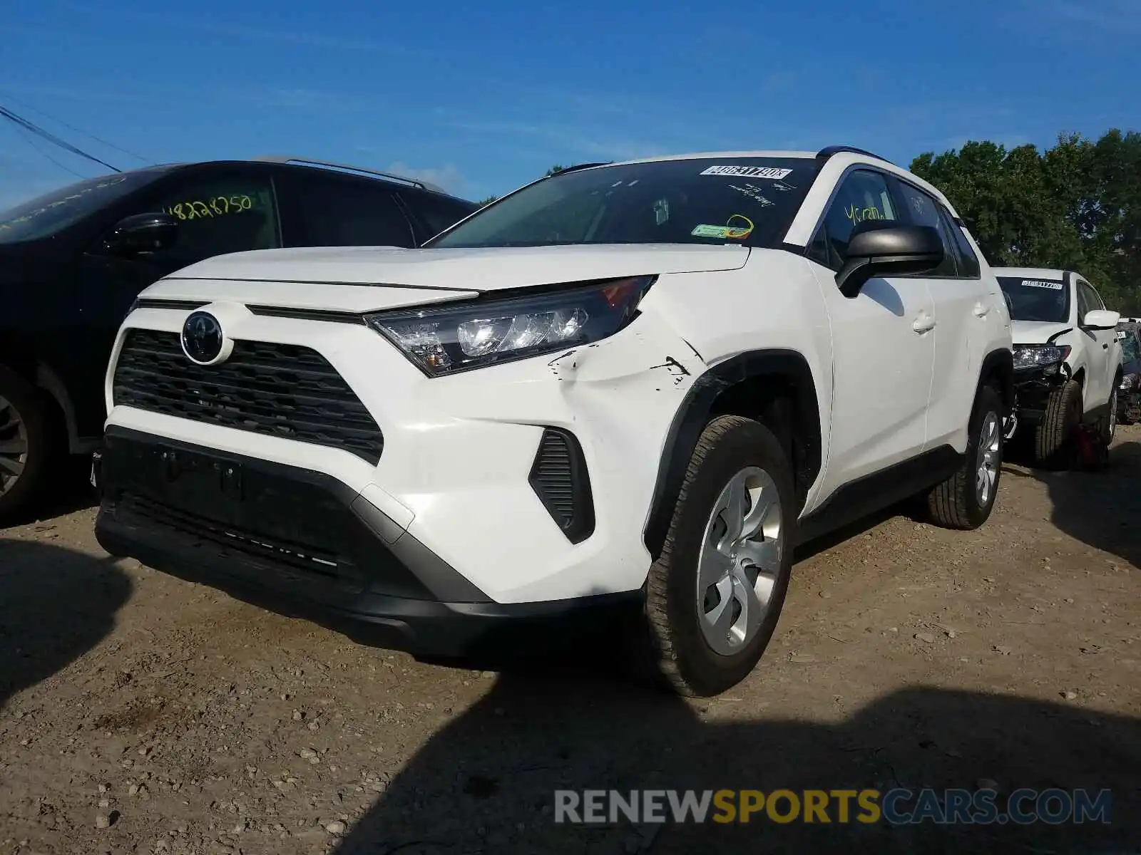 2 Фотография поврежденного автомобиля JTMF1RFV1KD503188 TOYOTA RAV4 2019