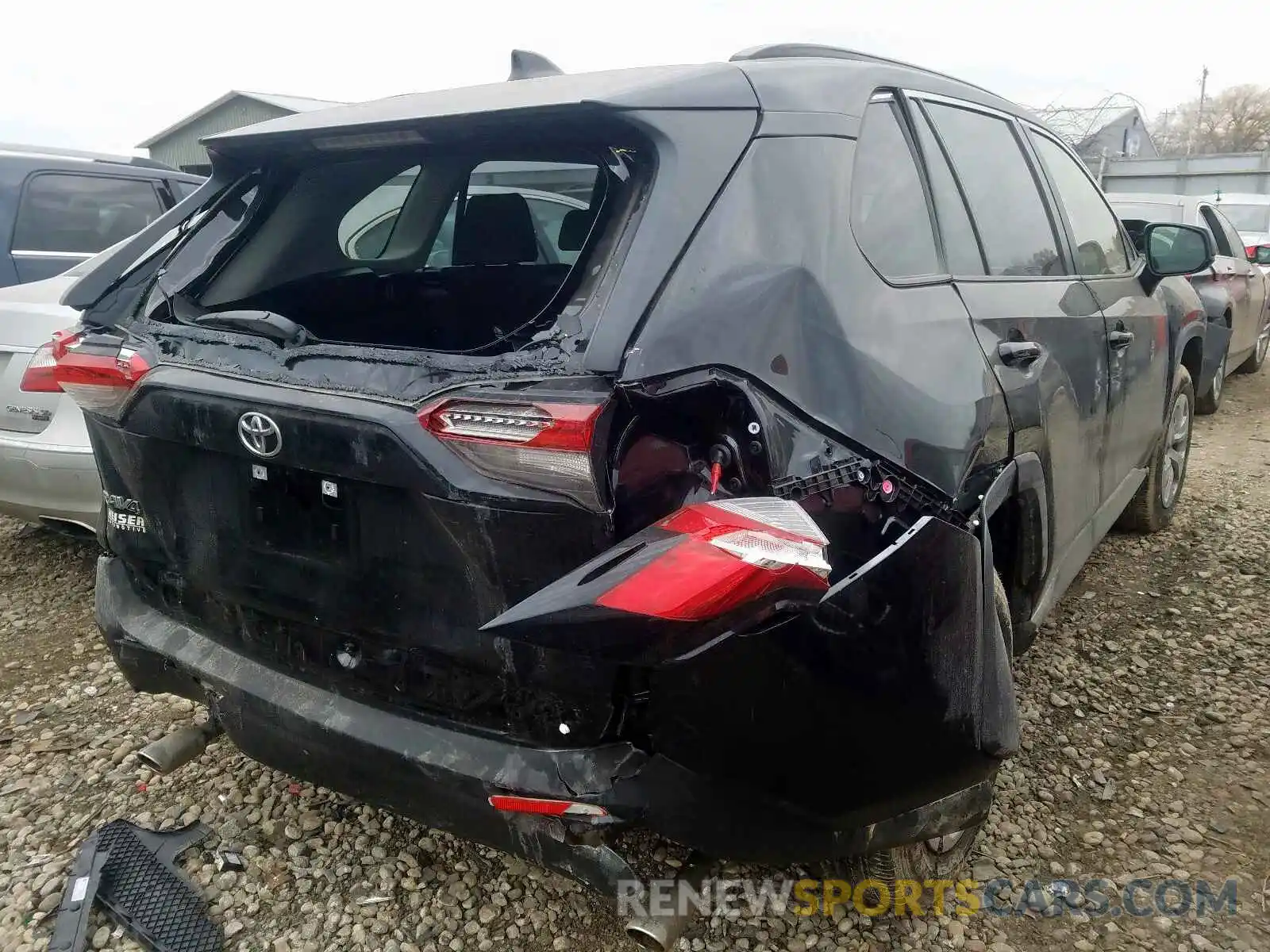 4 Photograph of a damaged car JTMF1RFV1KD515437 TOYOTA RAV4 2019