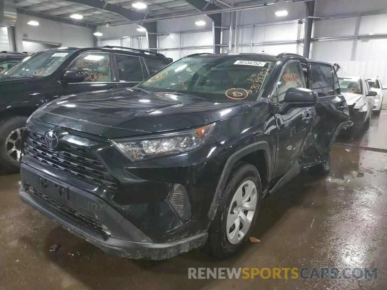 2 Photograph of a damaged car JTMF1RFV1KD517320 TOYOTA RAV4 2019