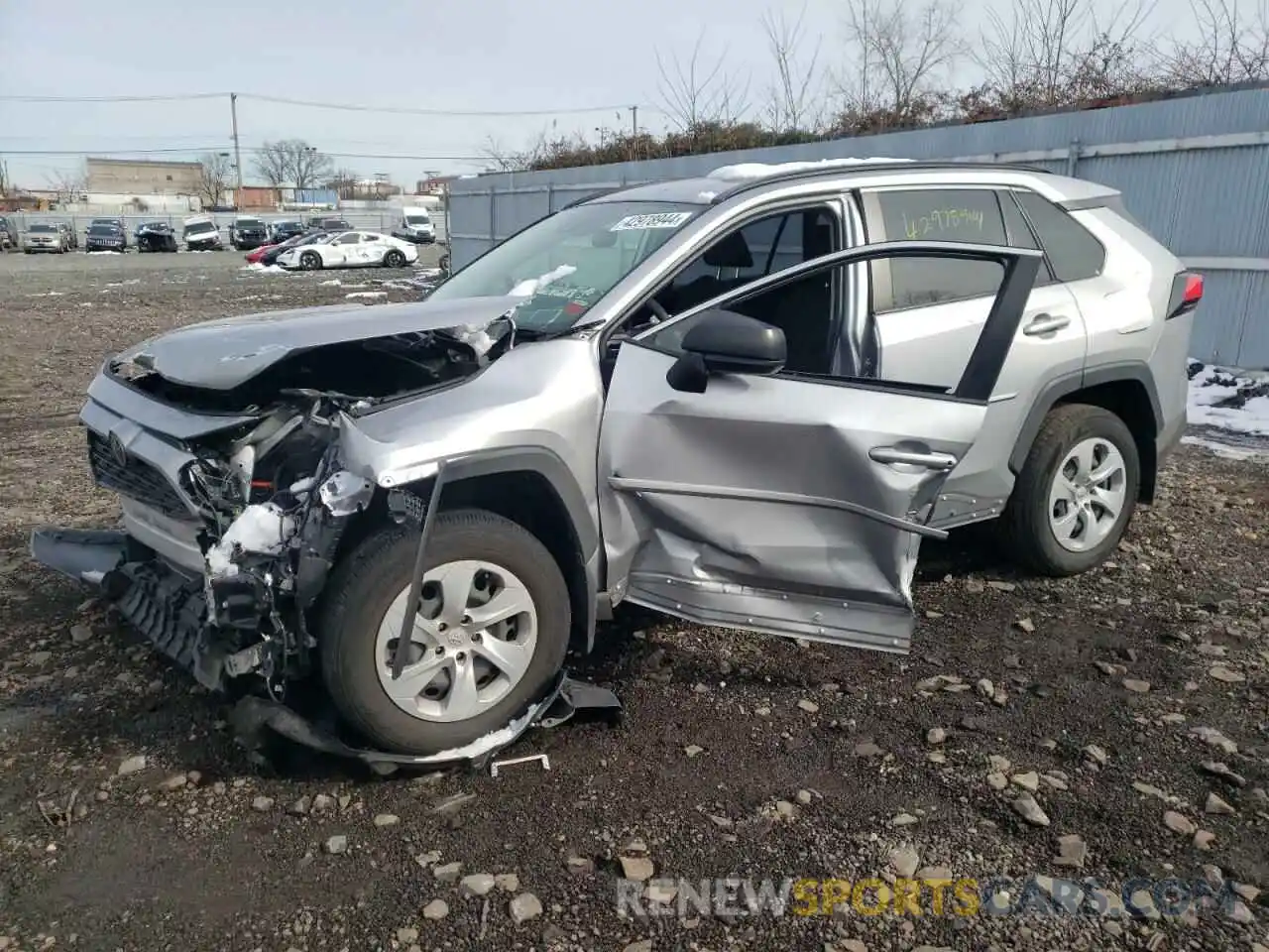 1 Photograph of a damaged car JTMF1RFV1KJ006577 TOYOTA RAV4 2019