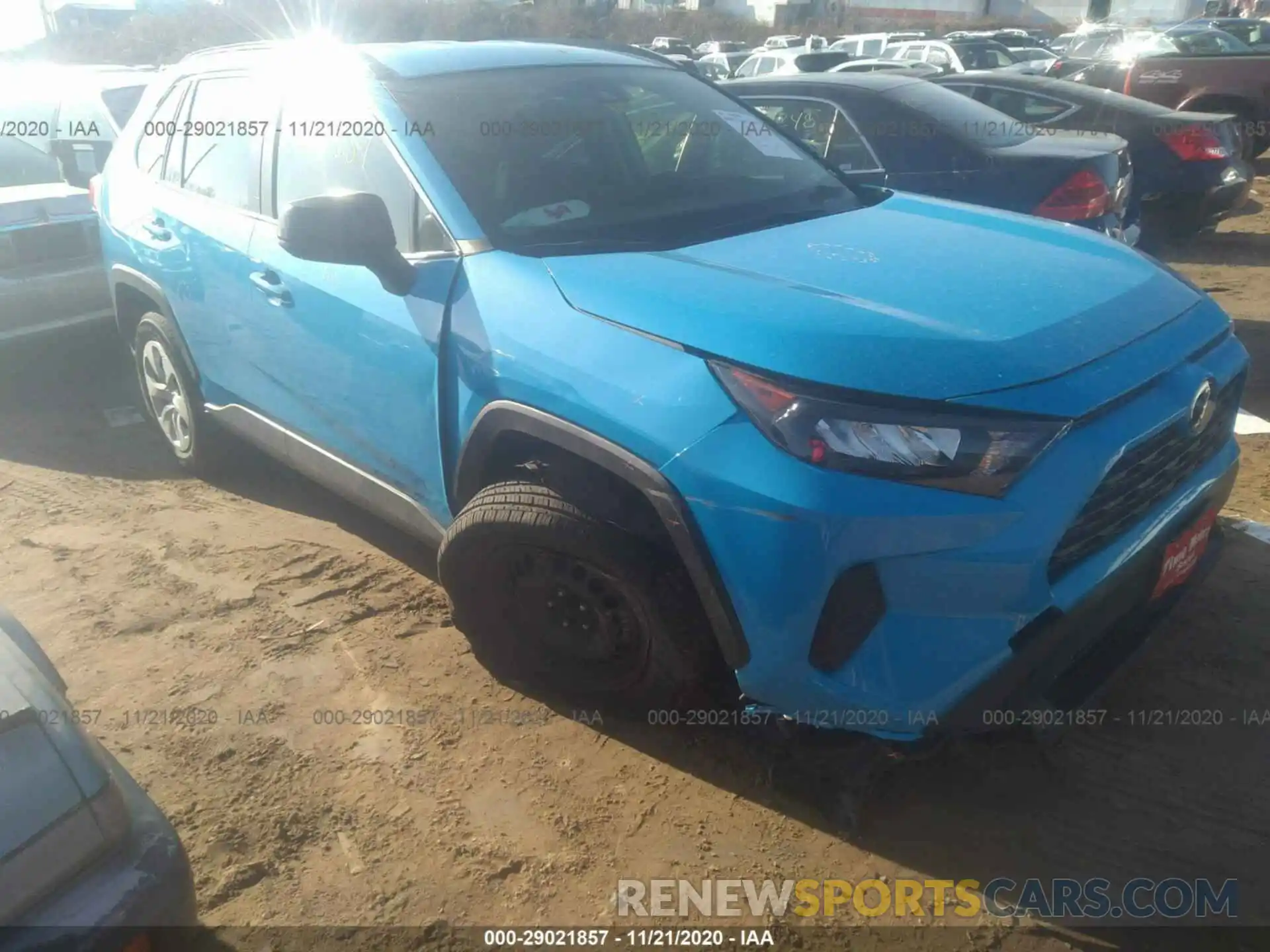 1 Photograph of a damaged car JTMF1RFV1KJ011035 TOYOTA RAV4 2019