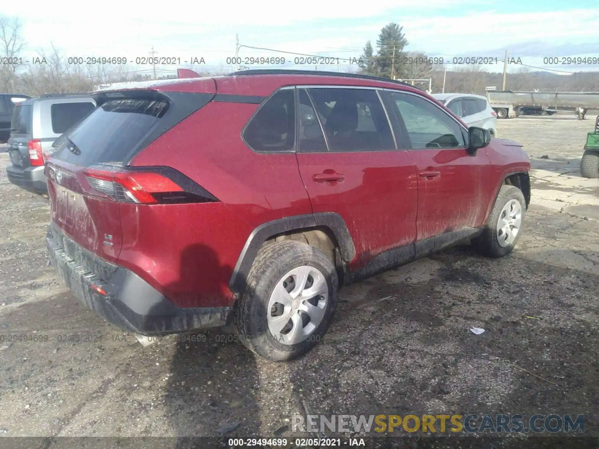 4 Фотография поврежденного автомобиля JTMF1RFV1KJ016283 TOYOTA RAV4 2019