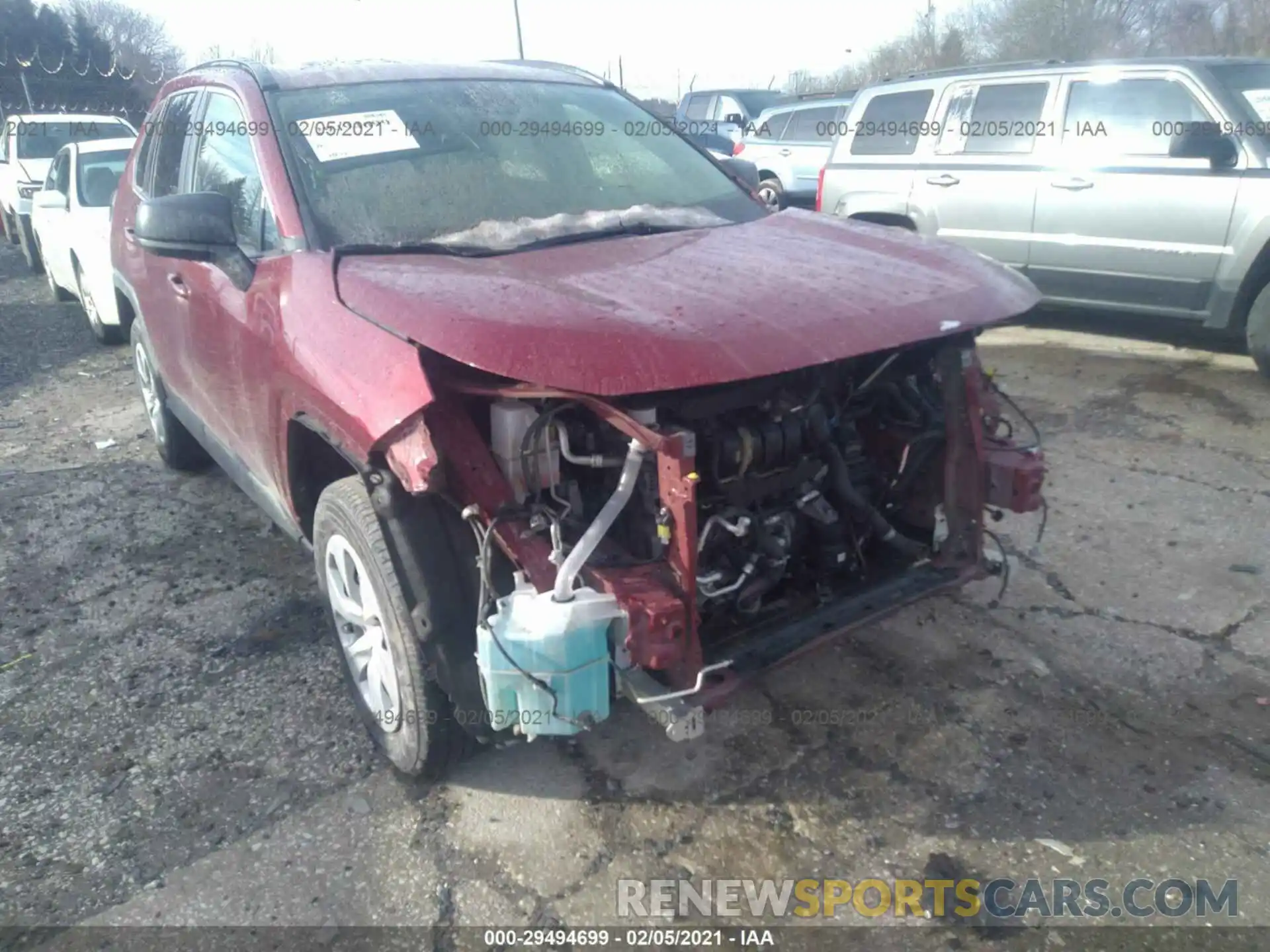 6 Photograph of a damaged car JTMF1RFV1KJ016283 TOYOTA RAV4 2019