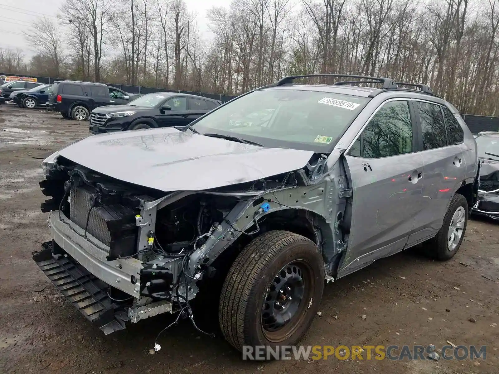 2 Фотография поврежденного автомобиля JTMF1RFV2KD002679 TOYOTA RAV4 2019