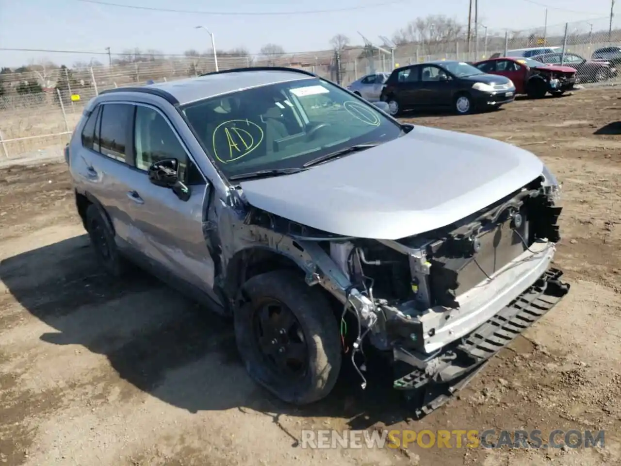 1 Photograph of a damaged car JTMF1RFV2KD003752 TOYOTA RAV4 2019