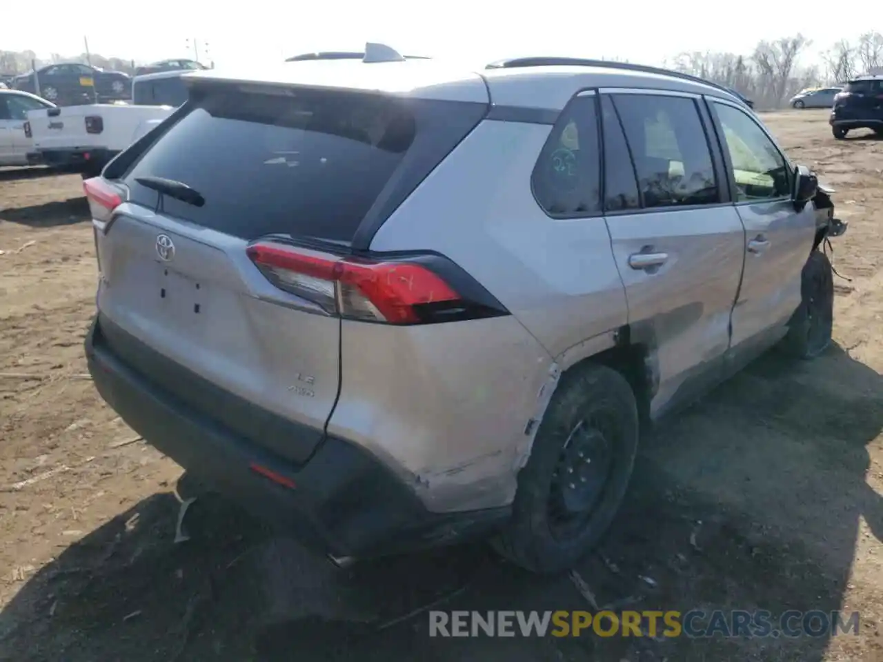 4 Фотография поврежденного автомобиля JTMF1RFV2KD003752 TOYOTA RAV4 2019