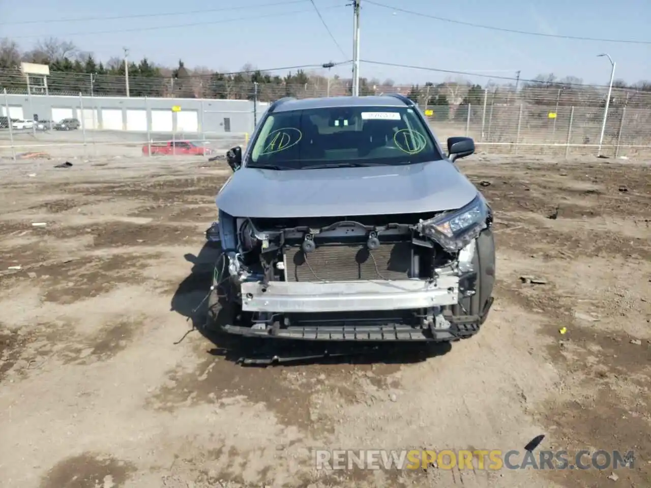 9 Photograph of a damaged car JTMF1RFV2KD003752 TOYOTA RAV4 2019