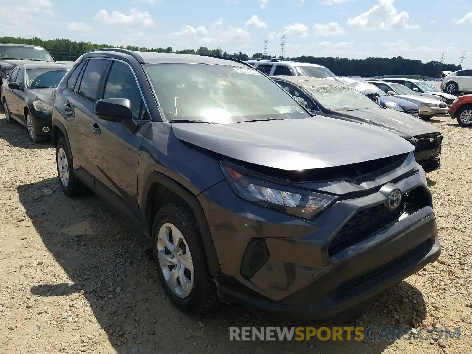 1 Photograph of a damaged car JTMF1RFV2KD006134 TOYOTA RAV4 2019