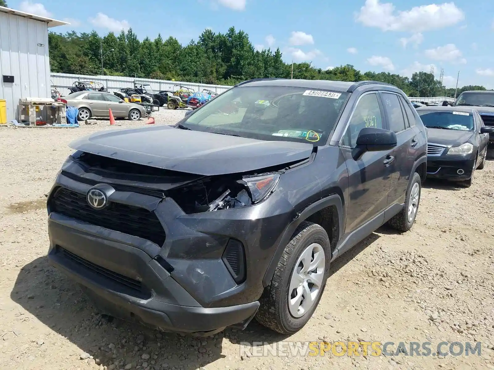 2 Photograph of a damaged car JTMF1RFV2KD006134 TOYOTA RAV4 2019