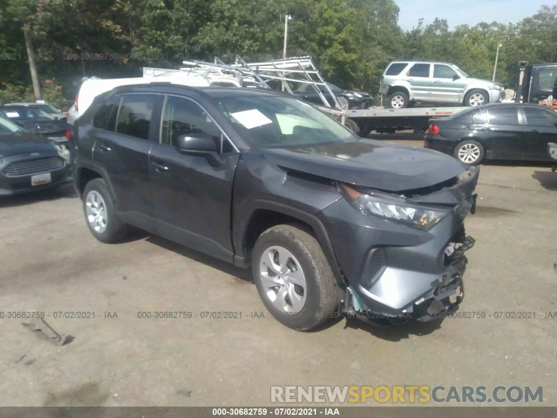 1 Photograph of a damaged car JTMF1RFV2KD006943 TOYOTA RAV4 2019