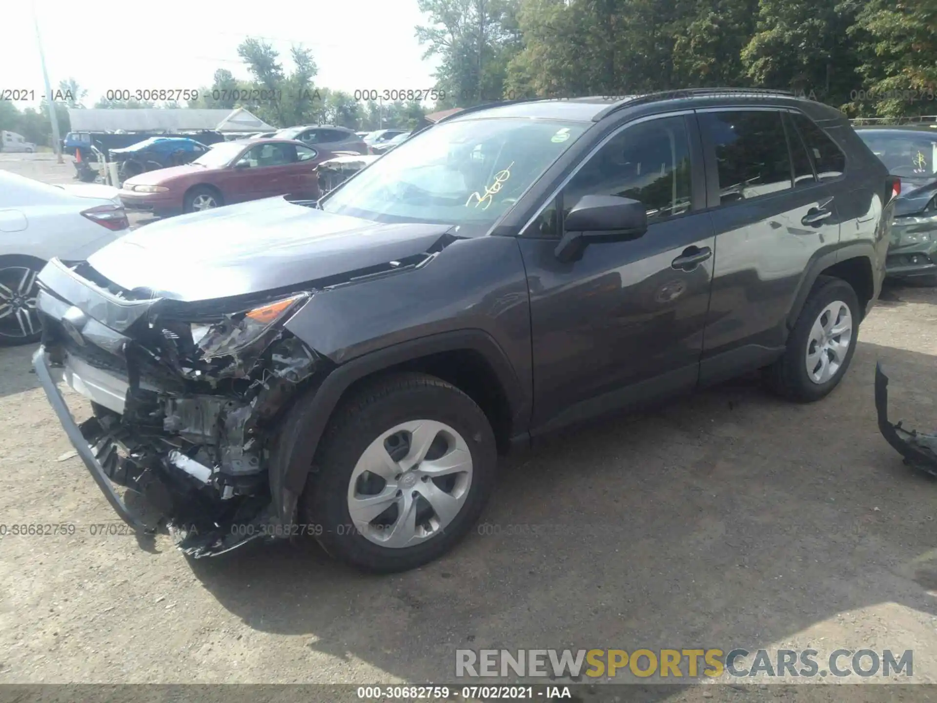 2 Photograph of a damaged car JTMF1RFV2KD006943 TOYOTA RAV4 2019