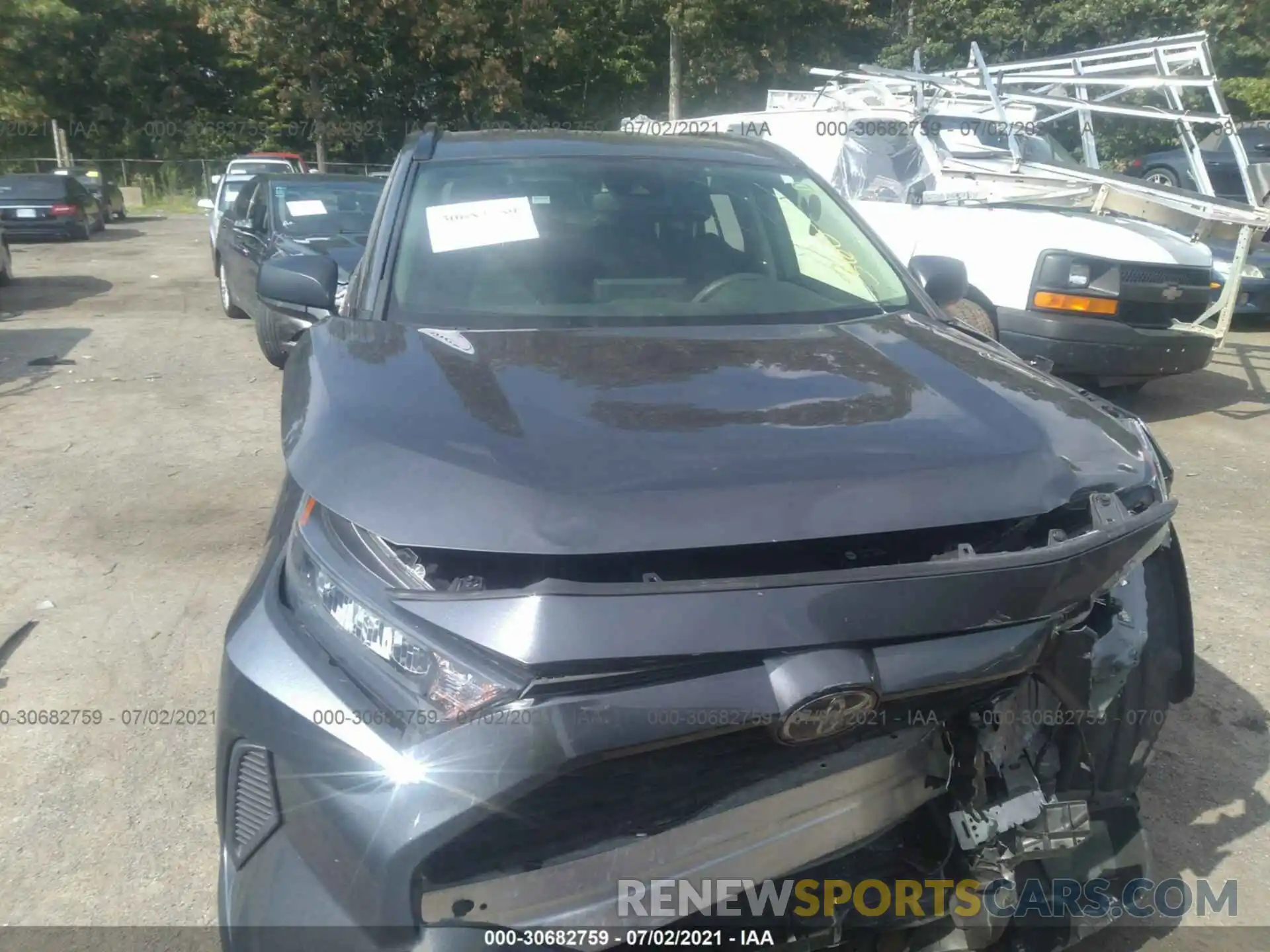 6 Photograph of a damaged car JTMF1RFV2KD006943 TOYOTA RAV4 2019