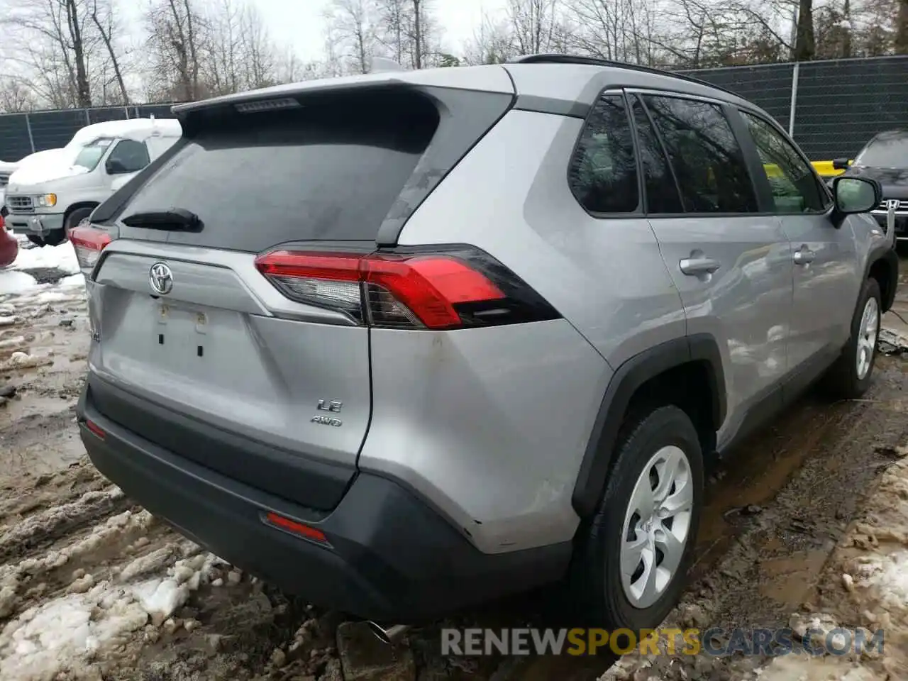 4 Photograph of a damaged car JTMF1RFV2KD006960 TOYOTA RAV4 2019