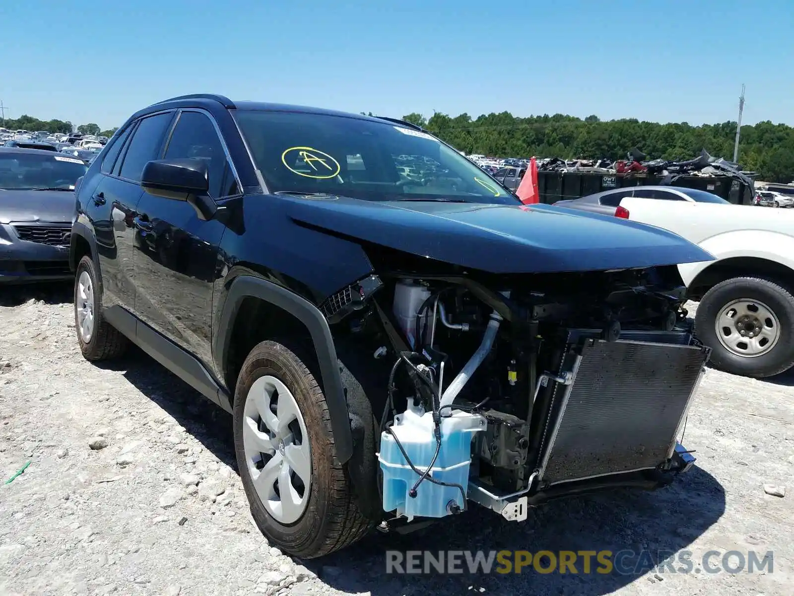 1 Photograph of a damaged car JTMF1RFV2KD026173 TOYOTA RAV4 2019