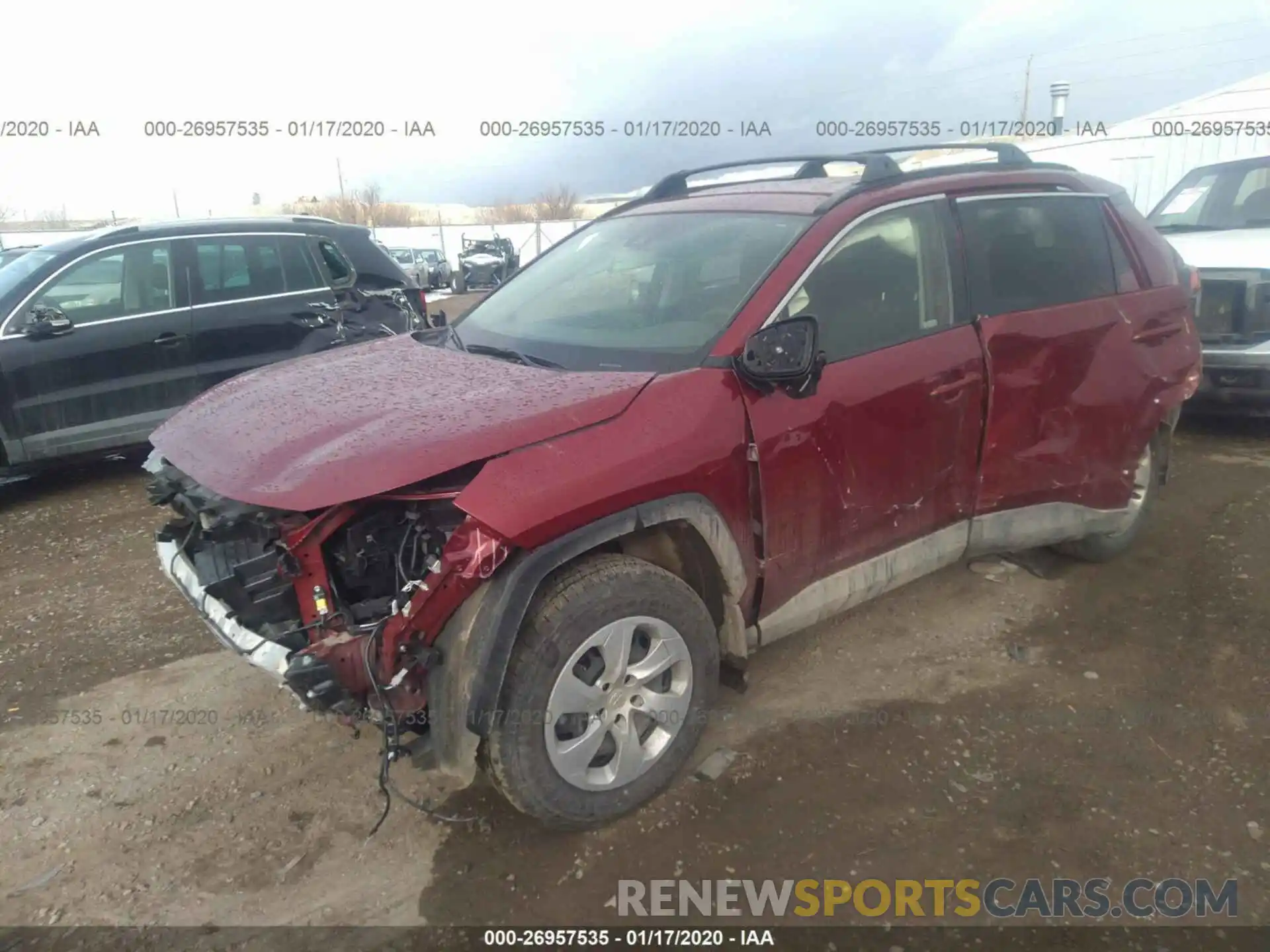 2 Фотография поврежденного автомобиля JTMF1RFV2KD029641 TOYOTA RAV4 2019