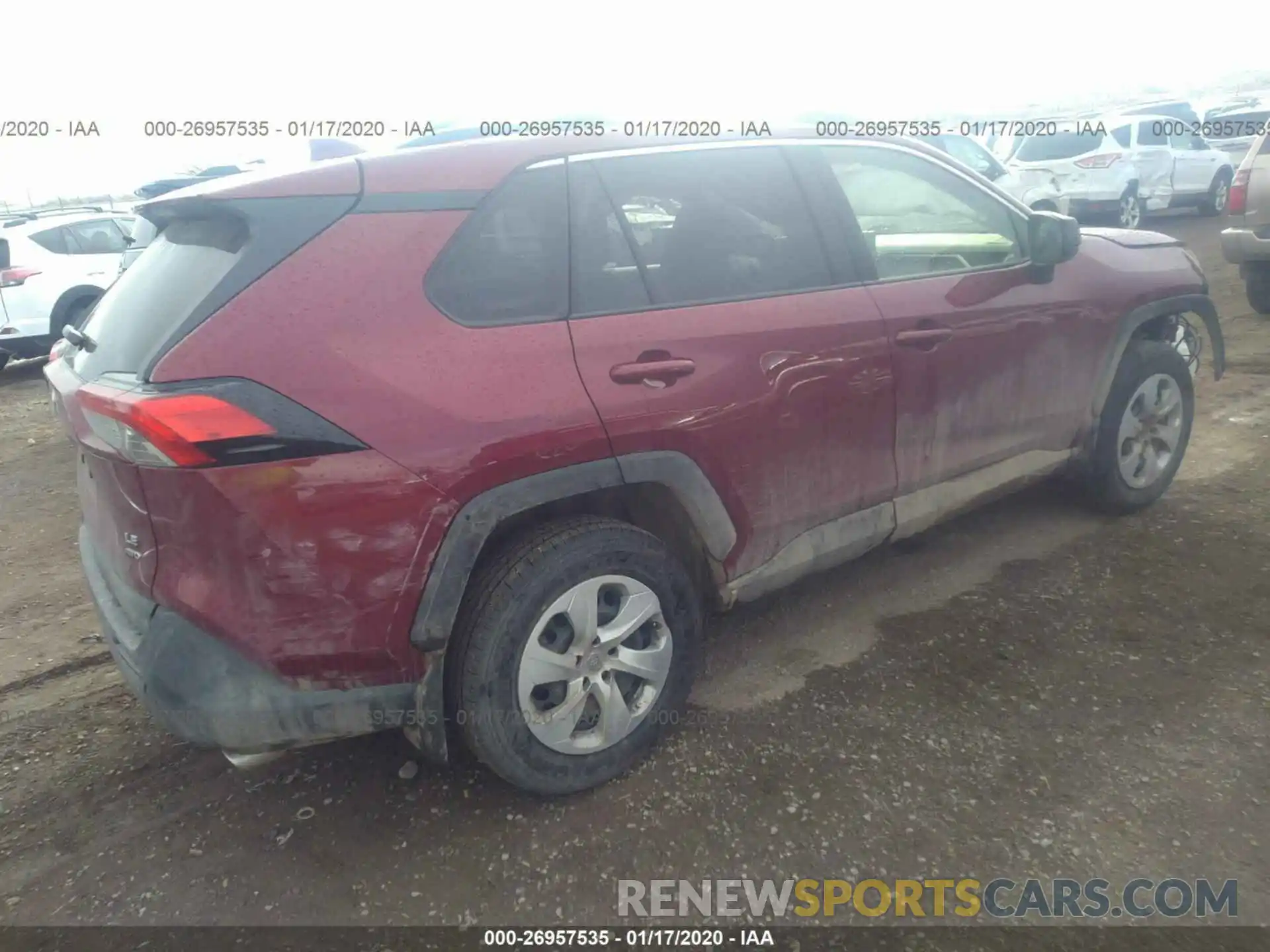 4 Фотография поврежденного автомобиля JTMF1RFV2KD029641 TOYOTA RAV4 2019