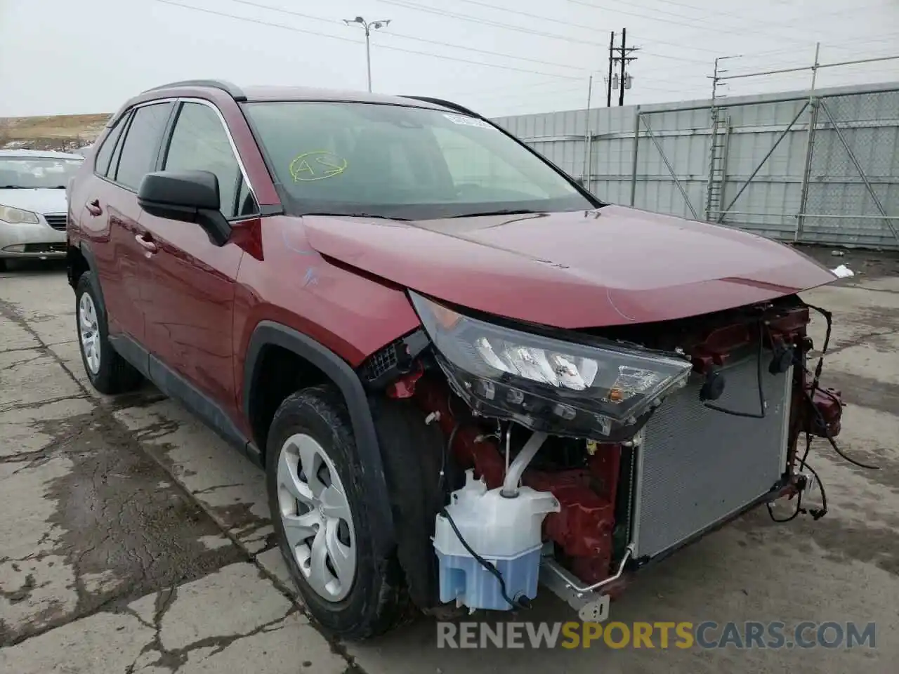 1 Photograph of a damaged car JTMF1RFV2KD030224 TOYOTA RAV4 2019