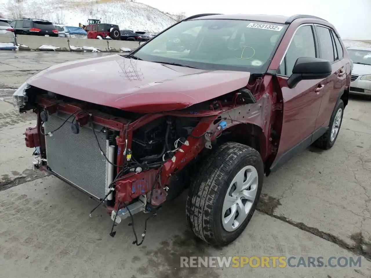 2 Photograph of a damaged car JTMF1RFV2KD030224 TOYOTA RAV4 2019