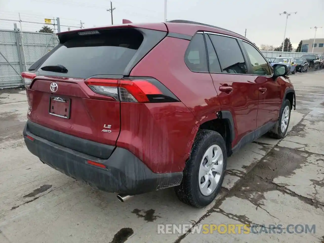 4 Photograph of a damaged car JTMF1RFV2KD030224 TOYOTA RAV4 2019