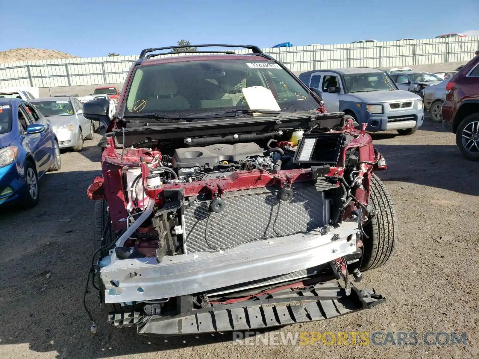9 Photograph of a damaged car JTMF1RFV2KD033091 TOYOTA RAV4 2019