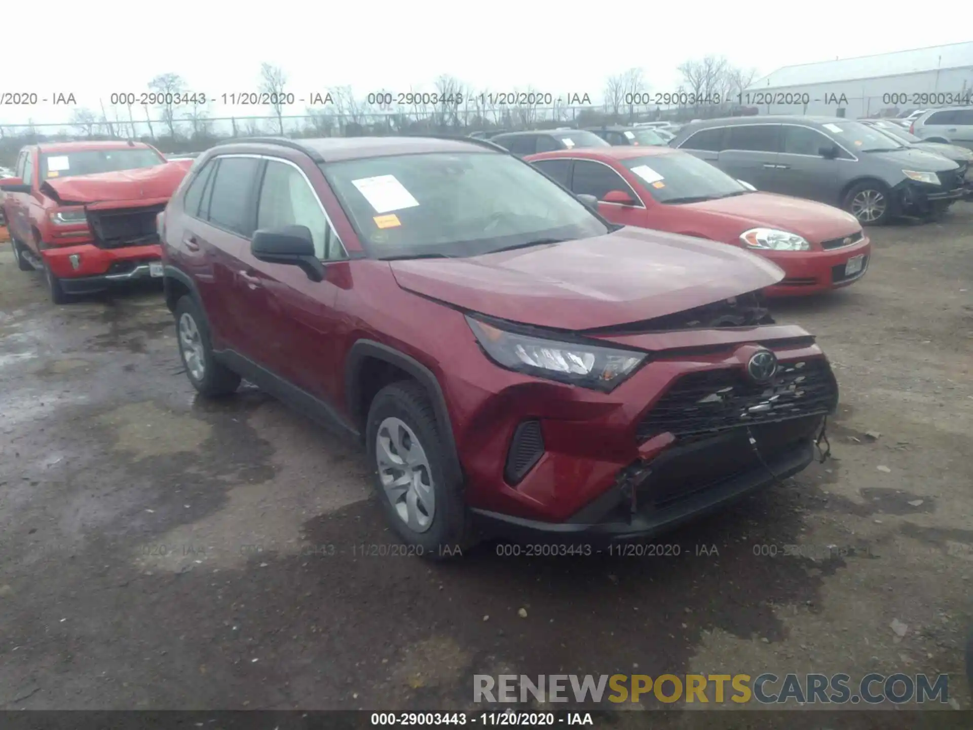 1 Фотография поврежденного автомобиля JTMF1RFV2KD046892 TOYOTA RAV4 2019