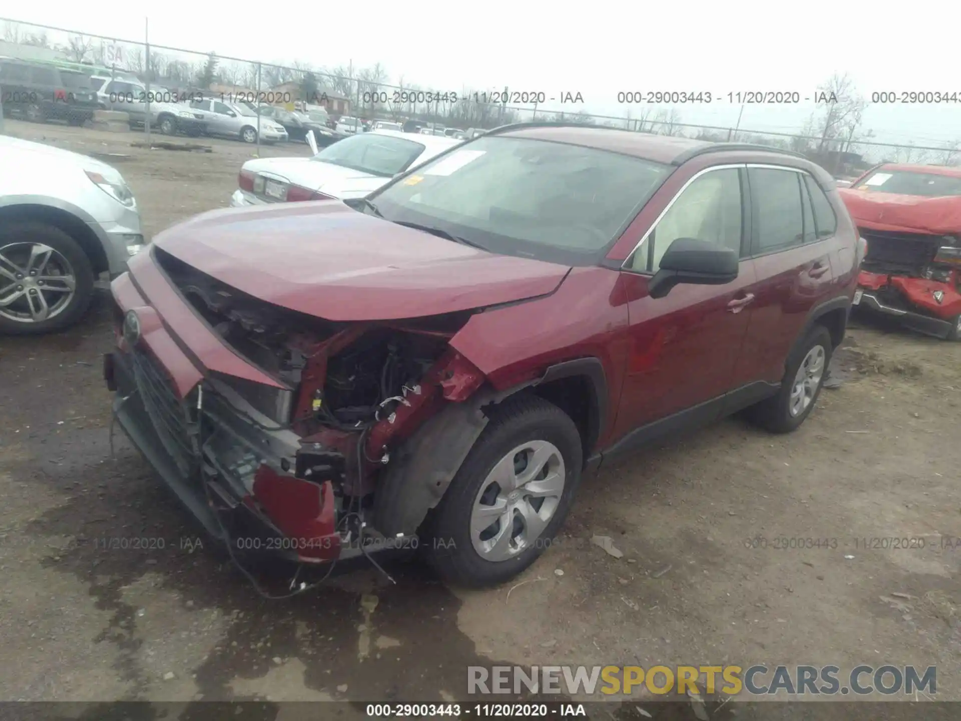 2 Photograph of a damaged car JTMF1RFV2KD046892 TOYOTA RAV4 2019