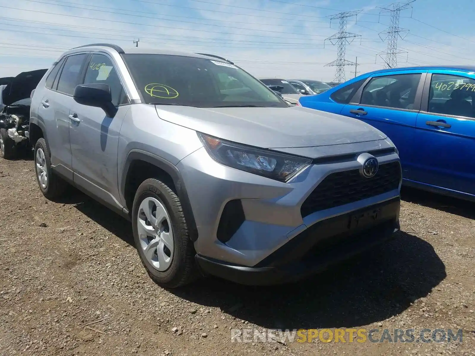 1 Photograph of a damaged car JTMF1RFV2KD510974 TOYOTA RAV4 2019