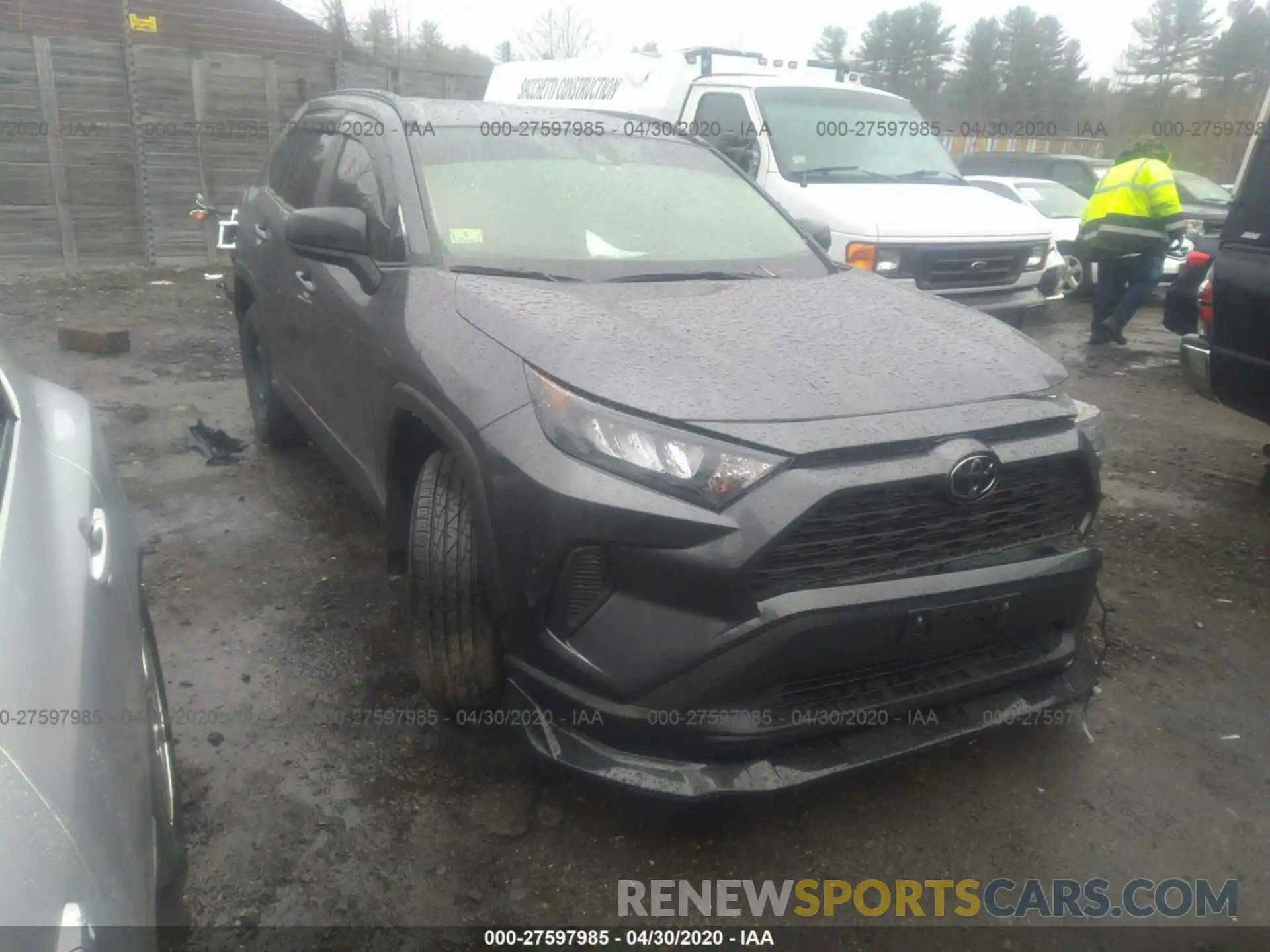 1 Photograph of a damaged car JTMF1RFV2KD511218 TOYOTA RAV4 2019