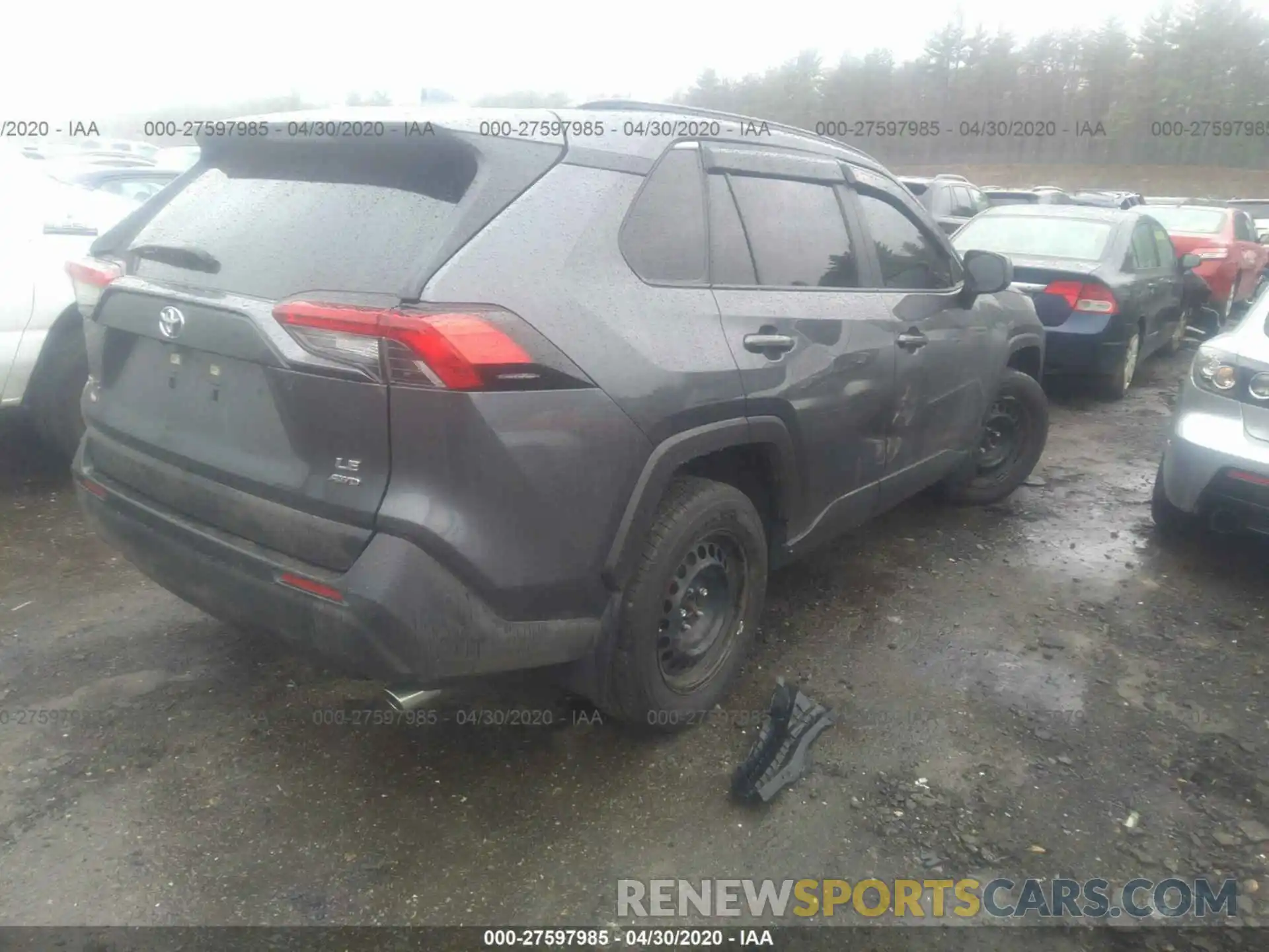 4 Photograph of a damaged car JTMF1RFV2KD511218 TOYOTA RAV4 2019