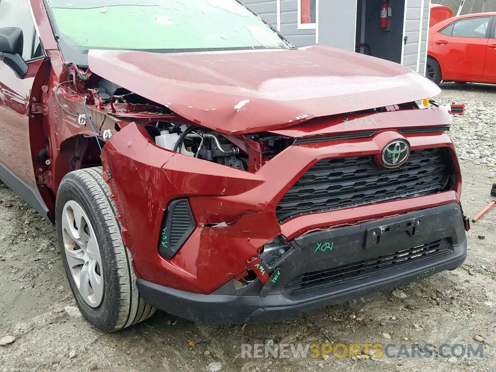 9 Фотография поврежденного автомобиля JTMF1RFV2KD512384 TOYOTA RAV4 2019