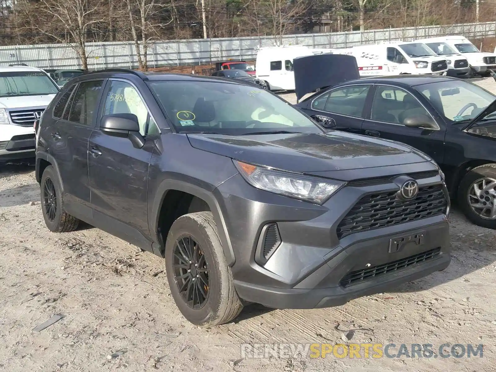 1 Photograph of a damaged car JTMF1RFV2KJ002814 TOYOTA RAV4 2019