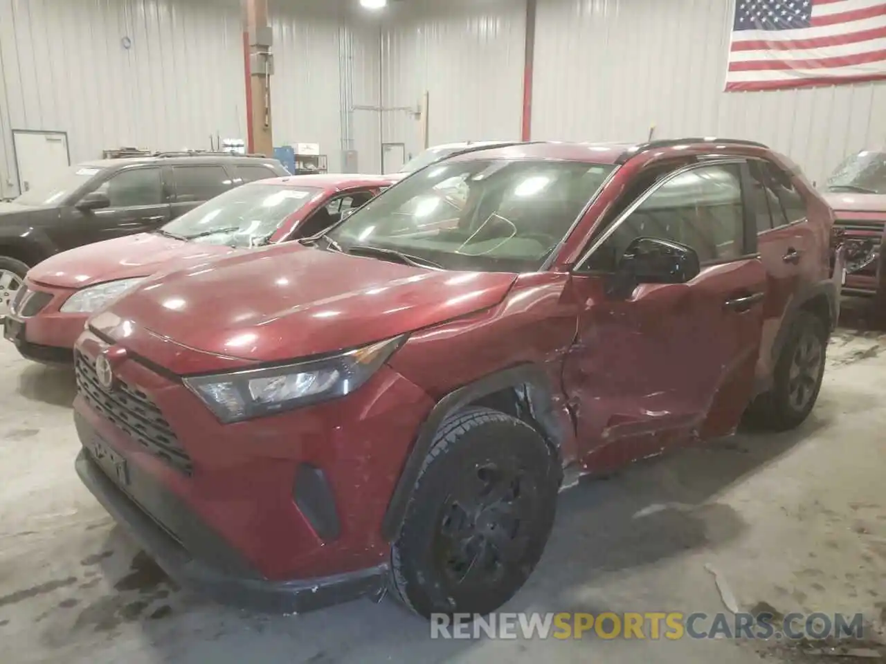 2 Photograph of a damaged car JTMF1RFV2KJ011111 TOYOTA RAV4 2019