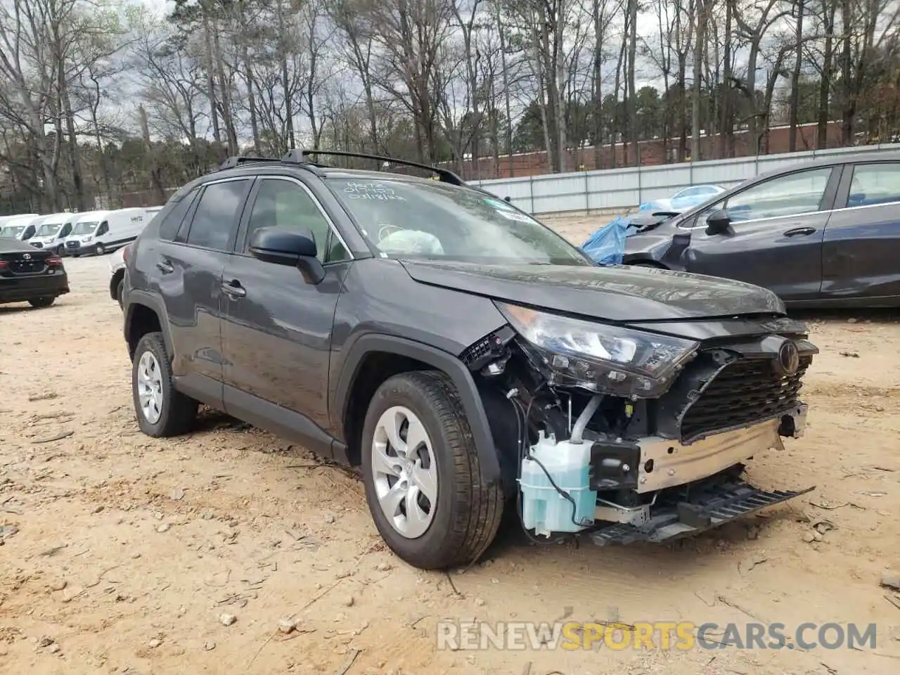 1 Photograph of a damaged car JTMF1RFV2KJ017457 TOYOTA RAV4 2019