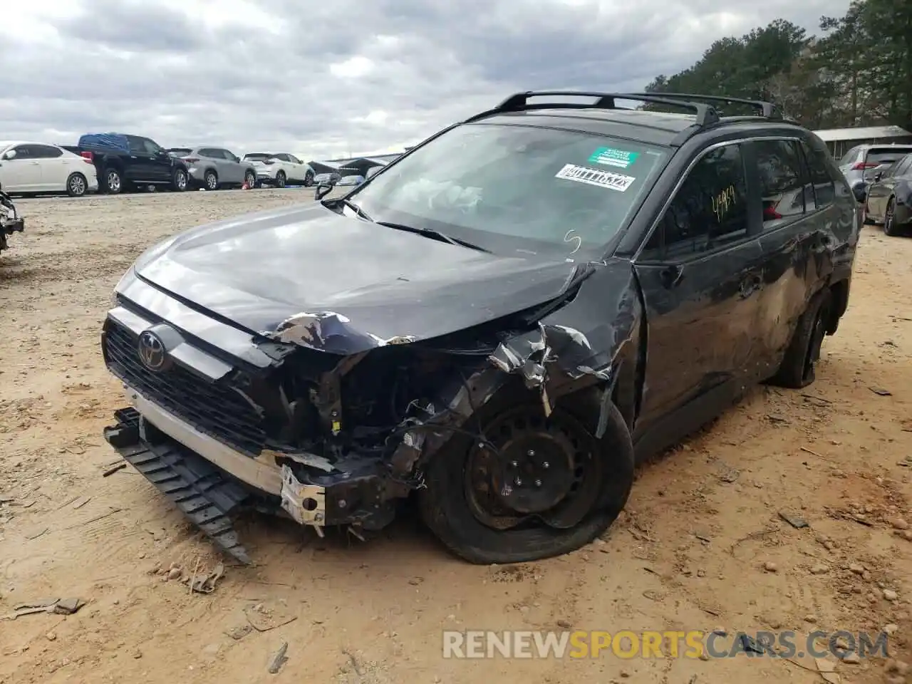 2 Photograph of a damaged car JTMF1RFV2KJ017457 TOYOTA RAV4 2019