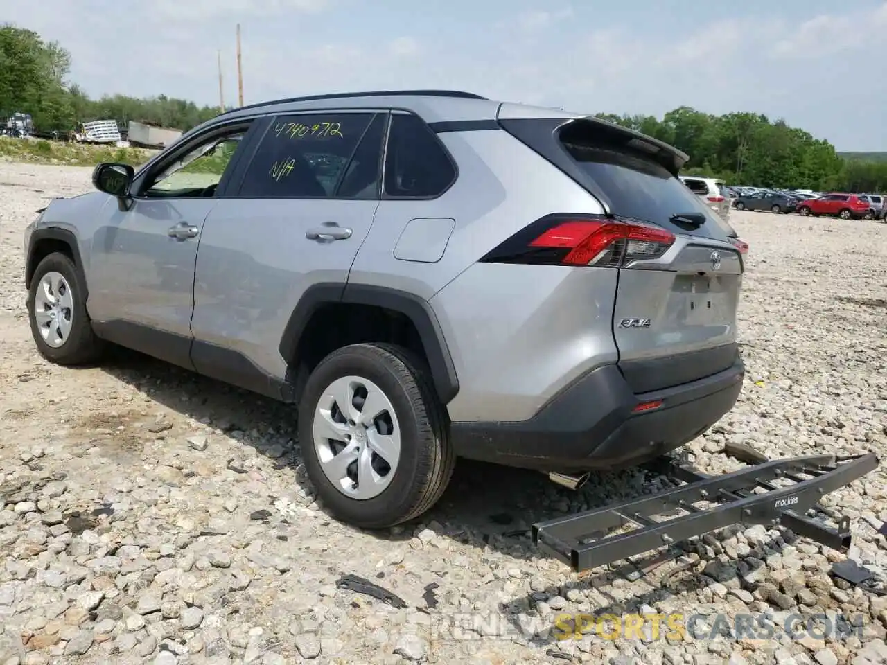 3 Фотография поврежденного автомобиля JTMF1RFV2KJ018091 TOYOTA RAV4 2019