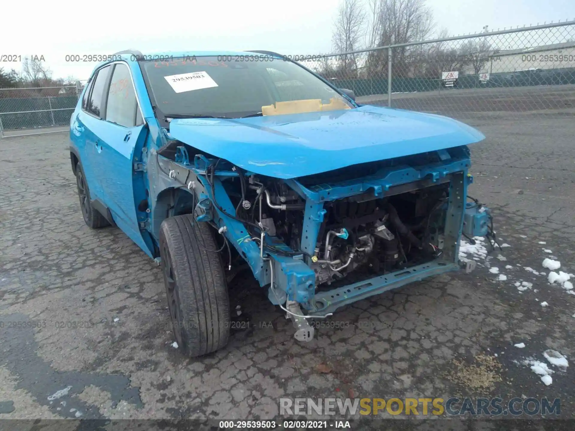 6 Photograph of a damaged car JTMF1RFV3KD003416 TOYOTA RAV4 2019
