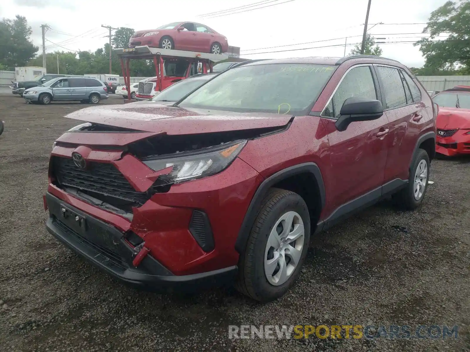 2 Фотография поврежденного автомобиля JTMF1RFV3KD008751 TOYOTA RAV4 2019