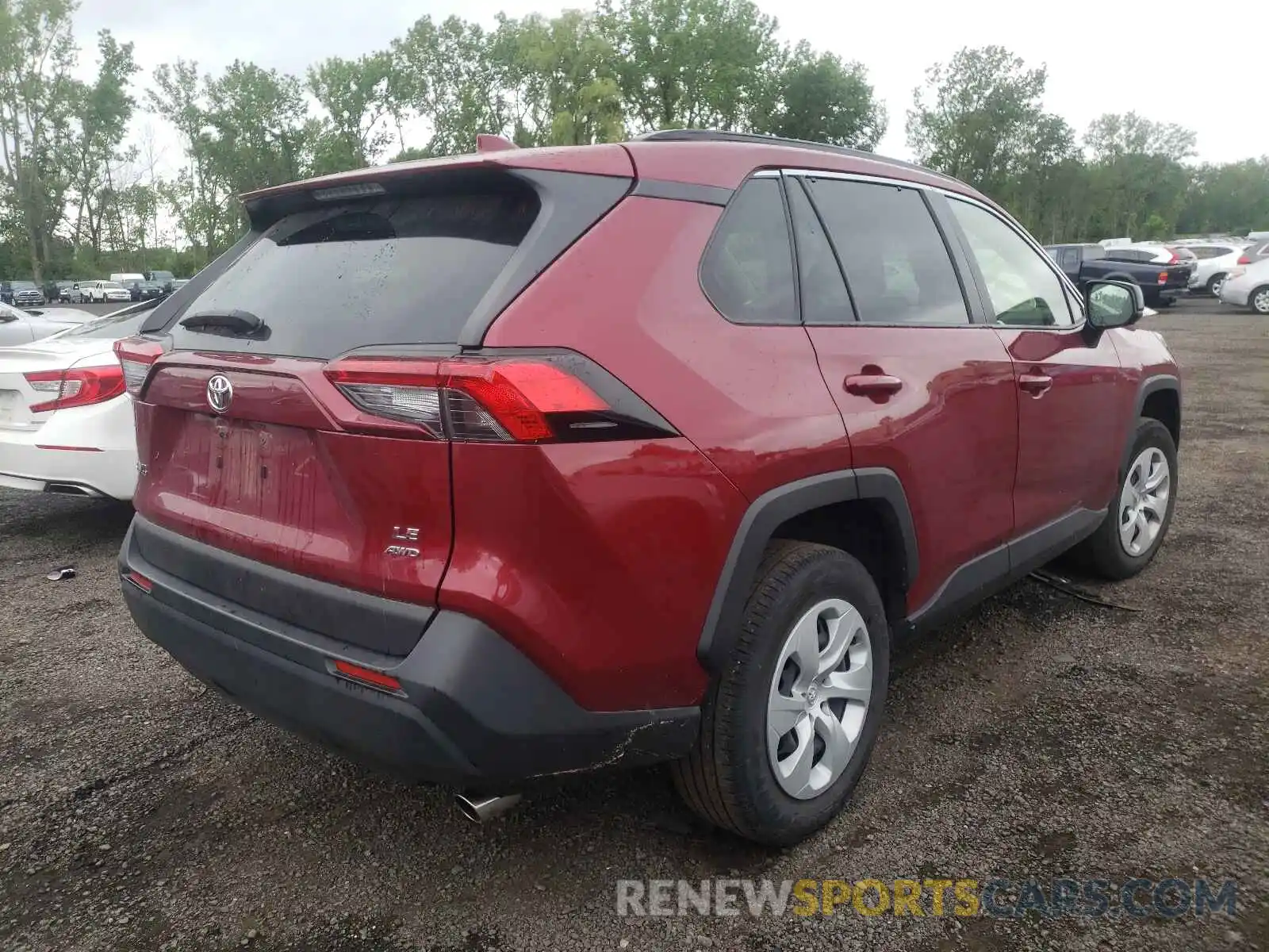 4 Photograph of a damaged car JTMF1RFV3KD008751 TOYOTA RAV4 2019