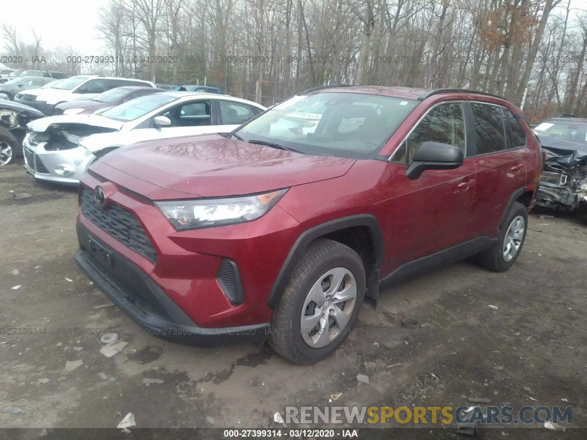 2 Фотография поврежденного автомобиля JTMF1RFV3KD014470 TOYOTA RAV4 2019