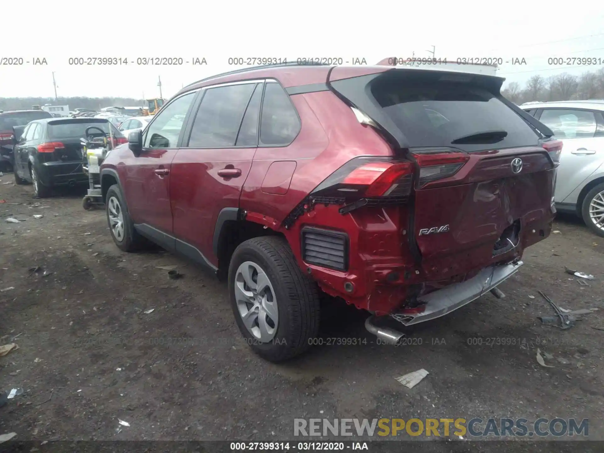 3 Фотография поврежденного автомобиля JTMF1RFV3KD014470 TOYOTA RAV4 2019