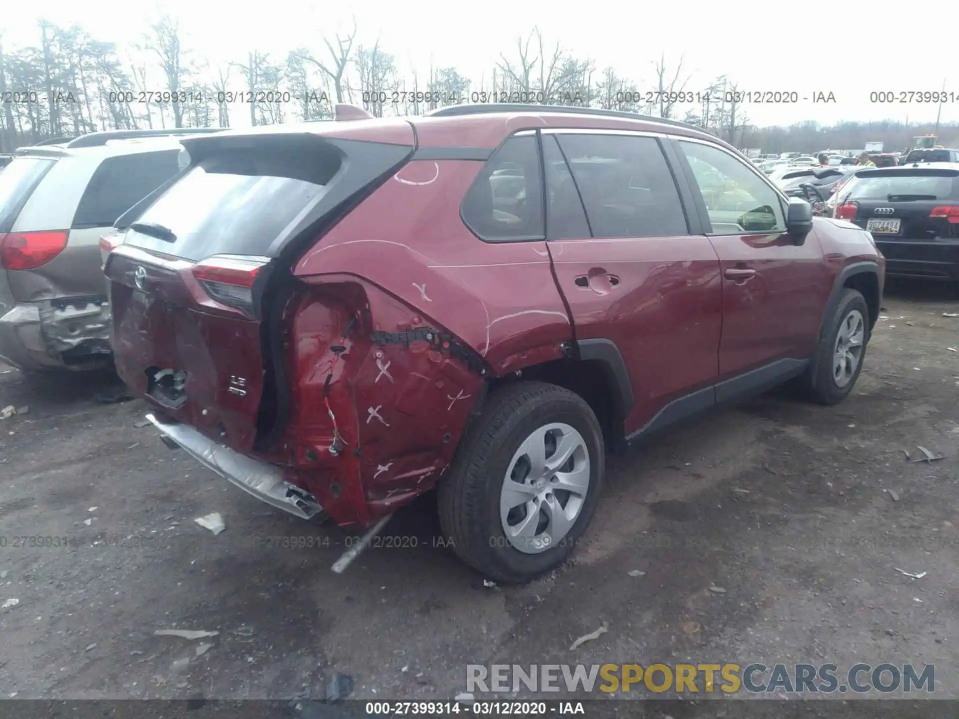 4 Фотография поврежденного автомобиля JTMF1RFV3KD014470 TOYOTA RAV4 2019