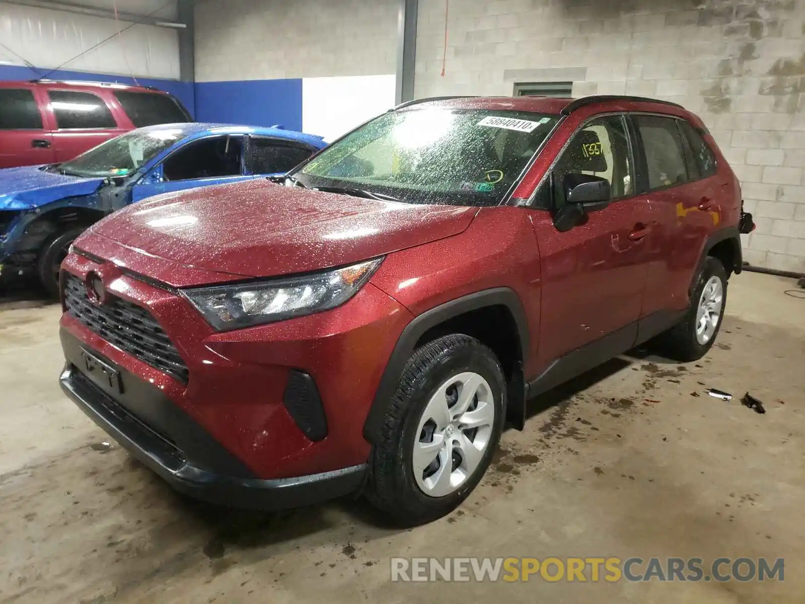 2 Фотография поврежденного автомобиля JTMF1RFV3KD016705 TOYOTA RAV4 2019