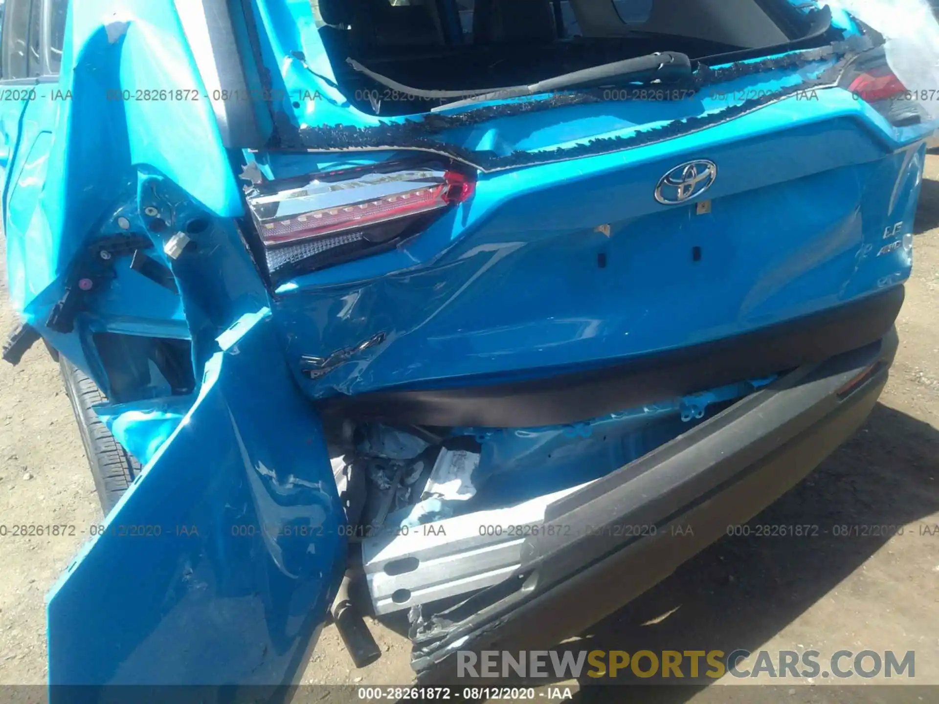 6 Photograph of a damaged car JTMF1RFV3KD016901 TOYOTA RAV4 2019