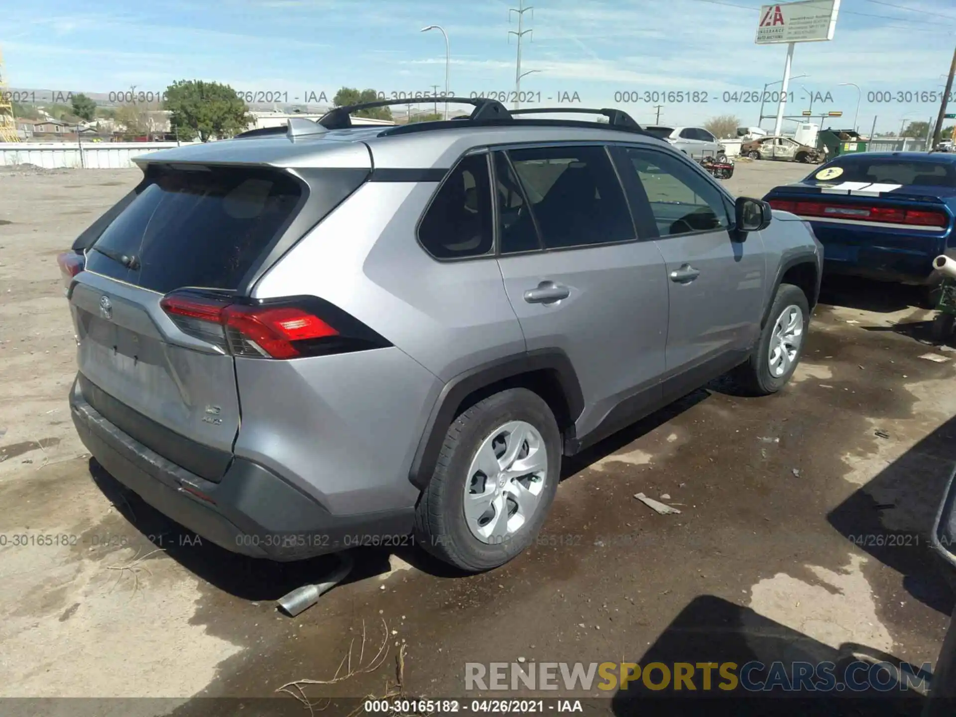 4 Photograph of a damaged car JTMF1RFV3KD029051 TOYOTA RAV4 2019