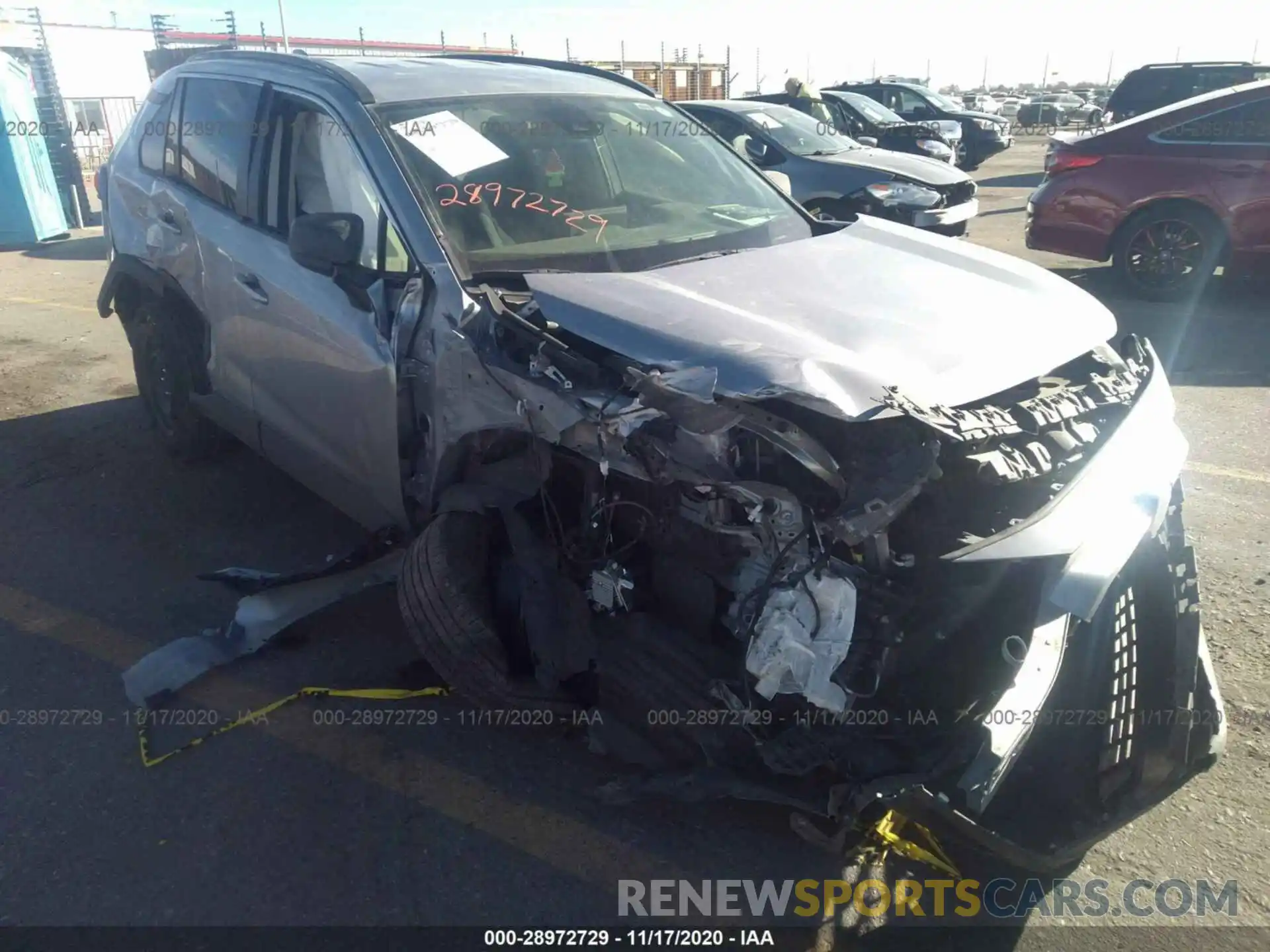 6 Photograph of a damaged car JTMF1RFV3KD034542 TOYOTA RAV4 2019