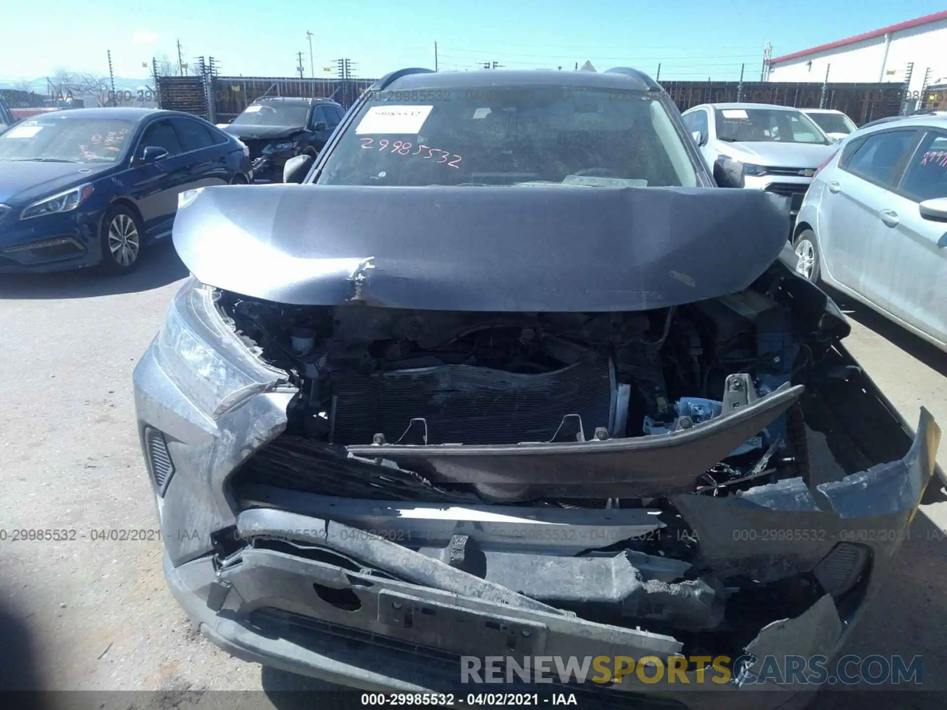 6 Photograph of a damaged car JTMF1RFV3KD043791 TOYOTA RAV4 2019