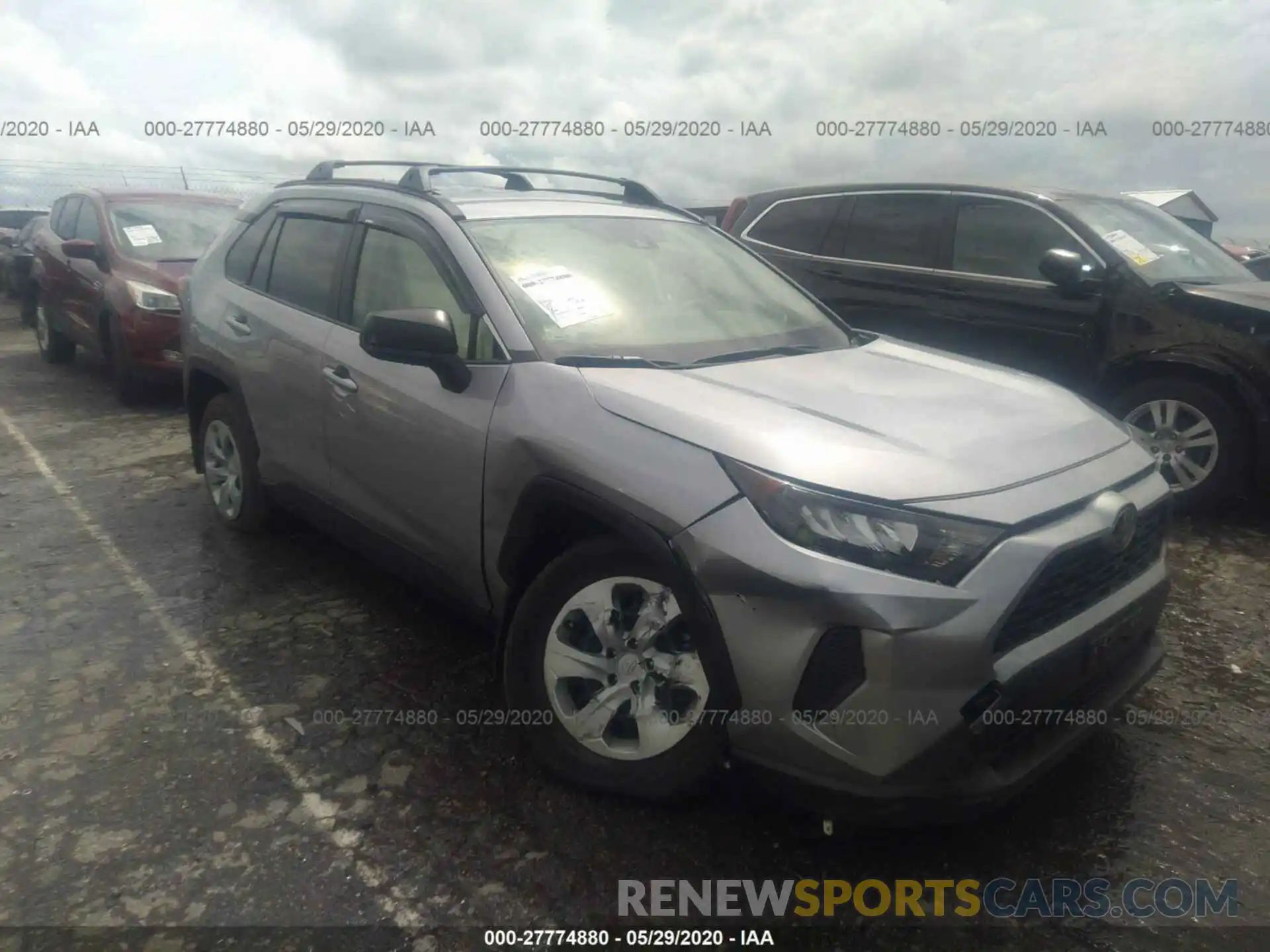 1 Фотография поврежденного автомобиля JTMF1RFV3KD046187 TOYOTA RAV4 2019