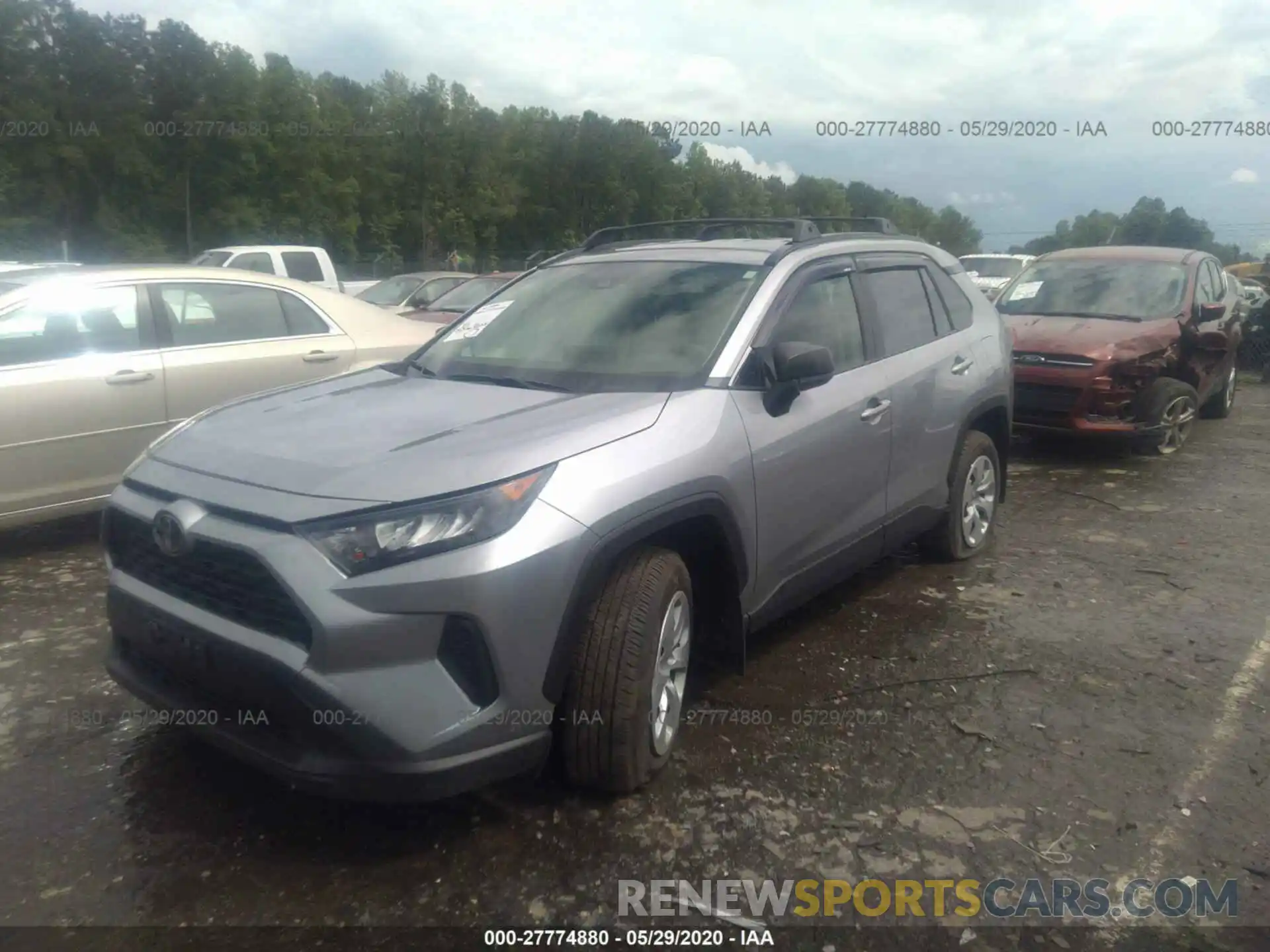 2 Фотография поврежденного автомобиля JTMF1RFV3KD046187 TOYOTA RAV4 2019